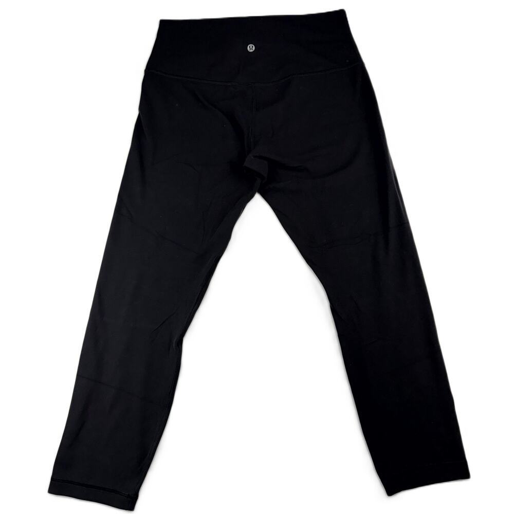 Lululemon Women Black Leggings Size 10 Sport Activewear - Picture 2 of 4